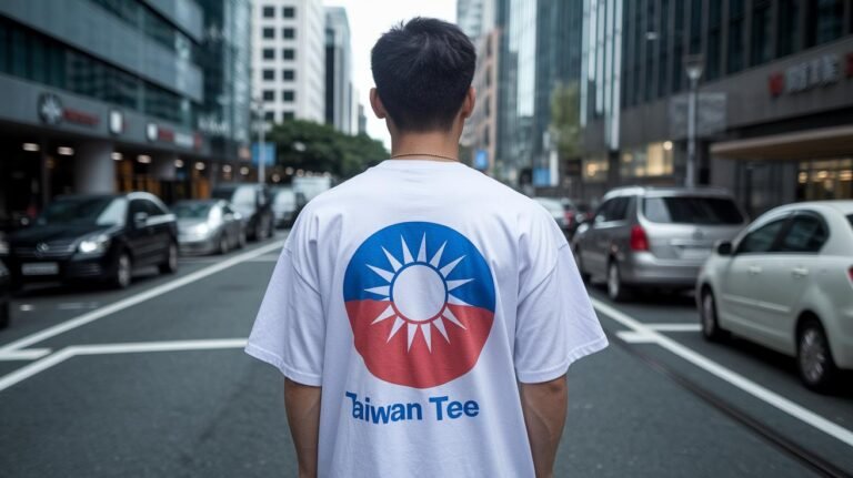 Oversized Taiwan Graphic Tee Bold Style Statement