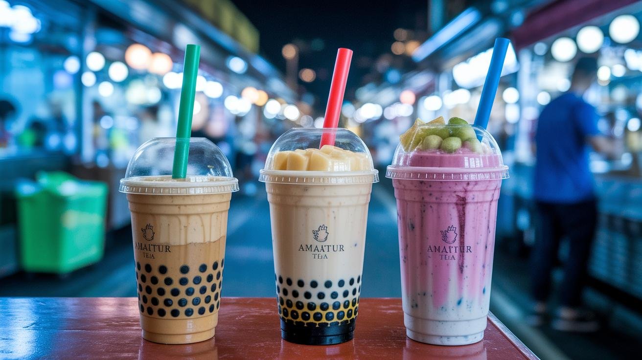 Refreshing Beverages in Taiwan Night Market Food Guide Bubble Tea, Teas, and Shakes.jpg