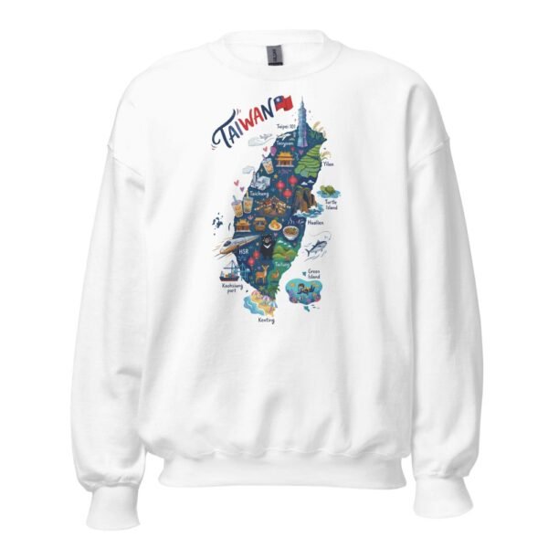 taiwan illustrated map design