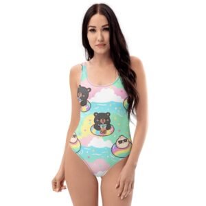 Kawaii Taiwan Formosa Bear Summer Paradise Swimsuit