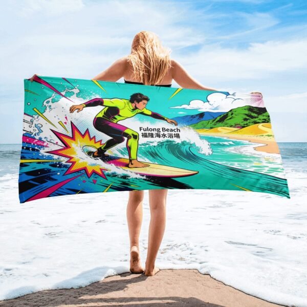 福隆海灘台灣衝浪普普藝術