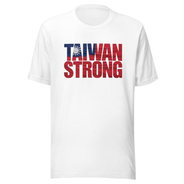 Taiwan Strong Patriotic Tank Top - Bold Flag Typography Design - 1 taiwan strong patriotic