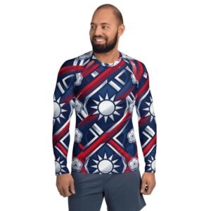 台灣旗幟設計幾何圖案