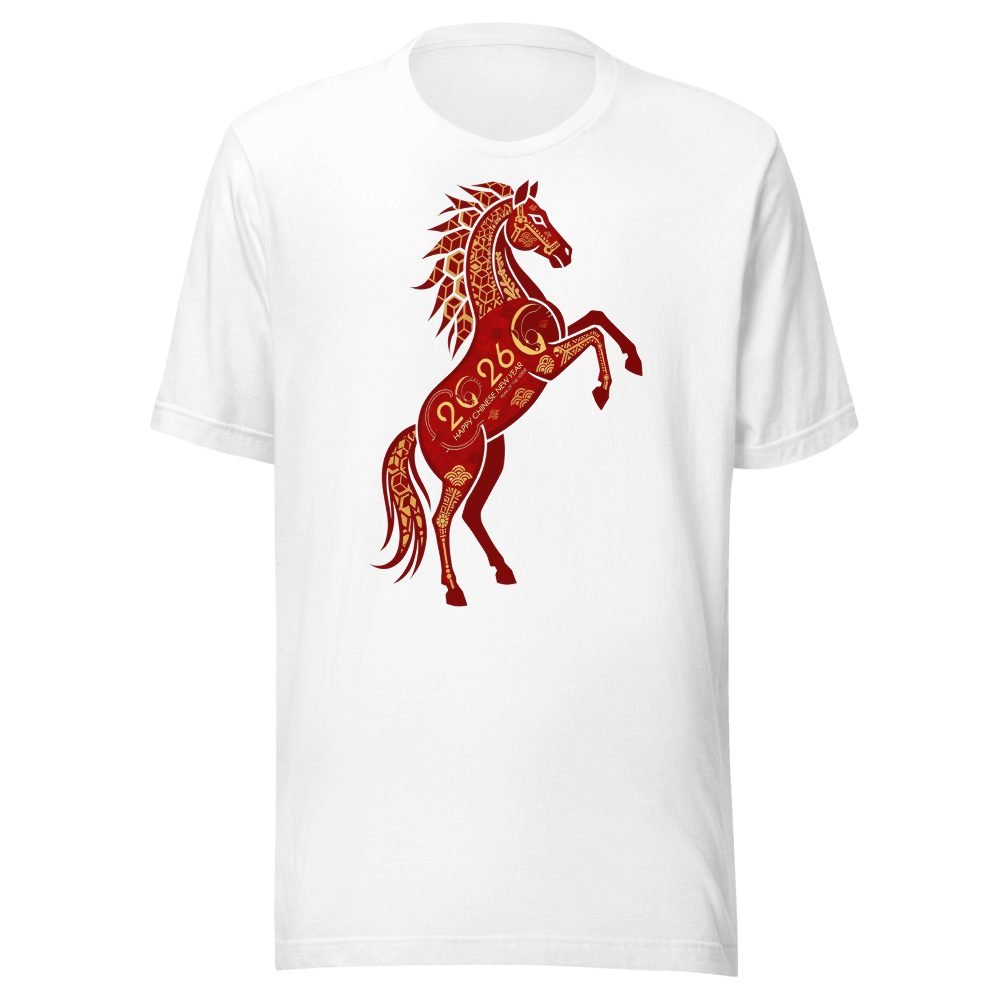 Taiwan Year of the Horse Geometric T-Shirt