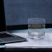 Kavalan Whisky Taiwan Rocks Glass - Premium Whiskey Tumbler