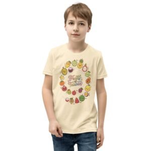 Taiwan Fruit Kawaii Design Youth T-Shirt - Cute Taiwanese Fruits