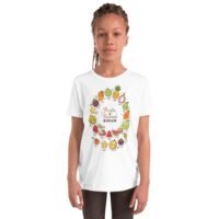 Taiwan Fruits Kawaii Design Youth T-Shirt - Cute Tropical Tee