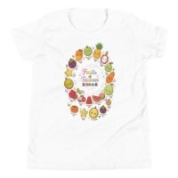 Taiwan Fruits Kawaii Design Youth T-Shirt - Cute Tropical Tee