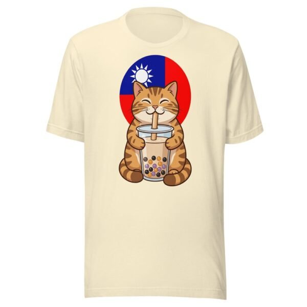 Taiwan Bubble Tea Cat T-Shirt - Cute Kawaii Milk Tea Design - 6 台灣珍珠奶茶貓咪T卹 - 可愛萌系奶茶設計