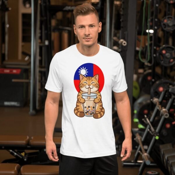Taiwan Bubble Tea Cat T-Shirt - Cute Kawaii Milk Tea Design - 7 台灣珍珠奶茶貓咪T卹 - 可愛萌系奶茶設計