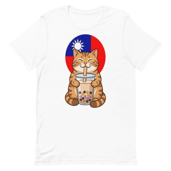Taiwan Bubble Tea Cat T-Shirt - Cute Kawaii Milk Tea Design - 9 台灣珍珠奶茶貓咪T卹 - 可愛萌系奶茶設計