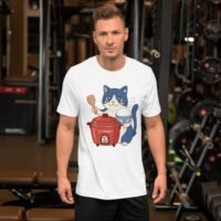 Taiwan Tatung Rice Cooker Cat T-Shirt - Cute Kitchen Cartoon