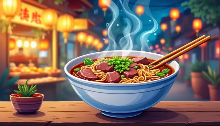 台灣牛肉麵：這碗熱騰騰的麵條讓島民們欲罷不能