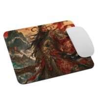 Guan Yu Taiwan Warrior Mousepad - Medieval Shogun Knight Art