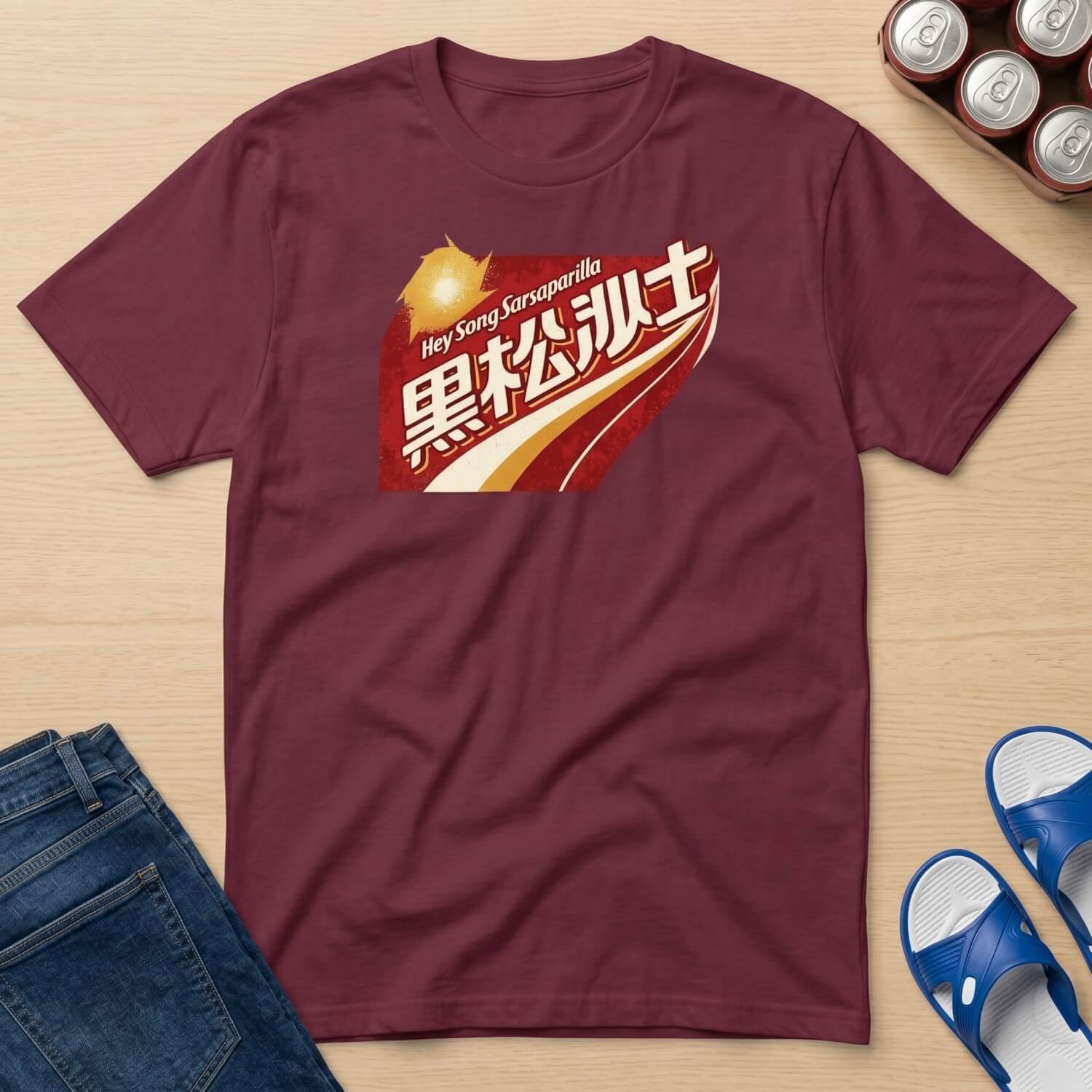 Hey Song Sarsaparilla Taiwan Vintage T-Shirt