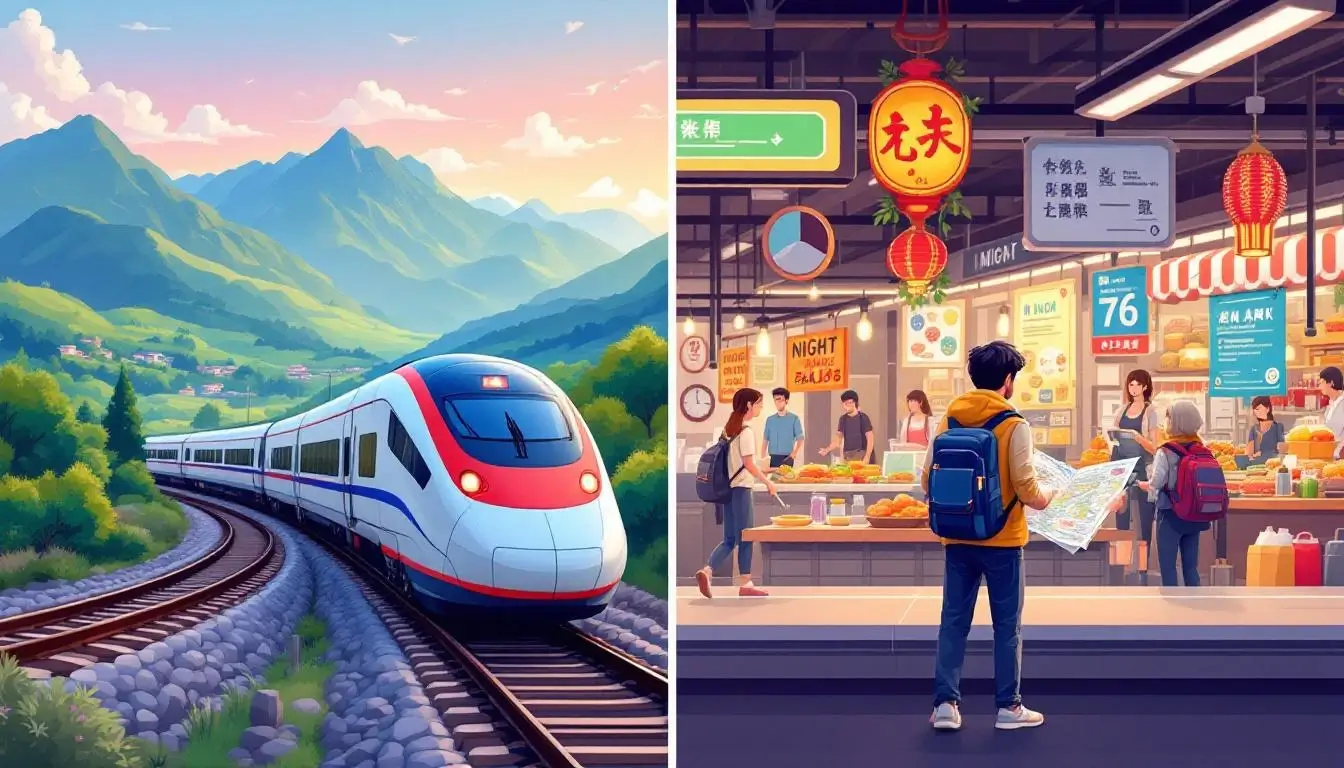 planning your Taiwan trip with HSR and transit