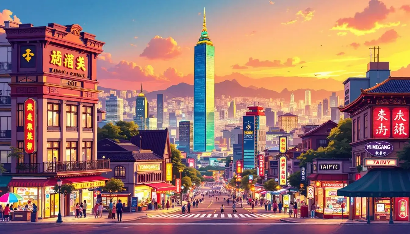 Taipei must-visit districts Xinyi Daan and Wanhua neighborhoods