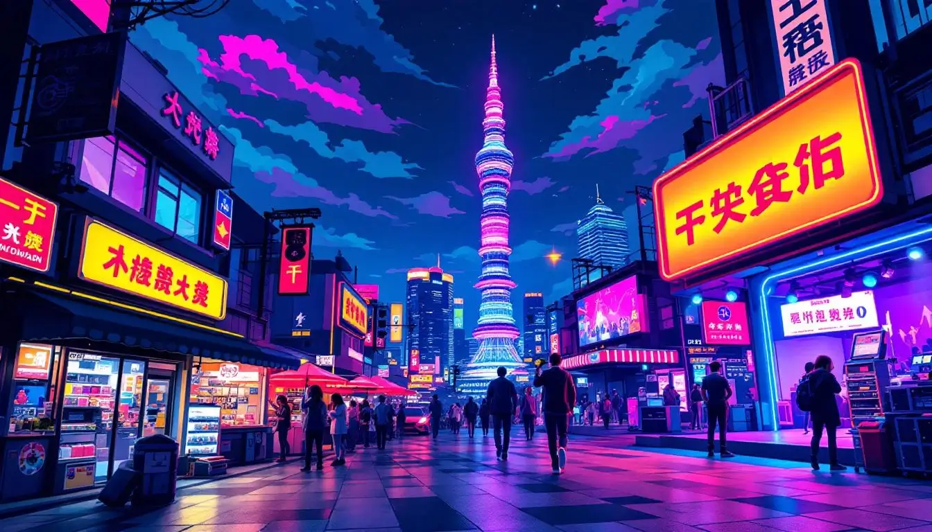 現代台灣文化，包括台北101城市景觀與流行文化