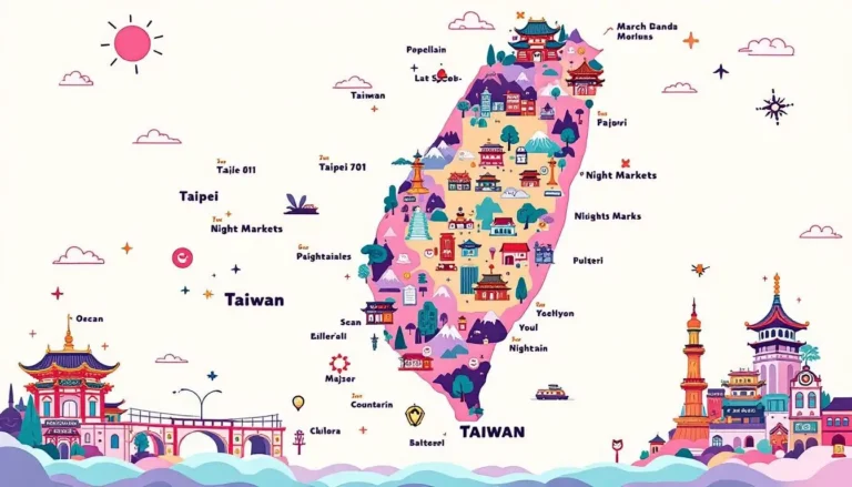 終極台灣地圖指南：每個地區、城市和值得探索的隱藏寶藏