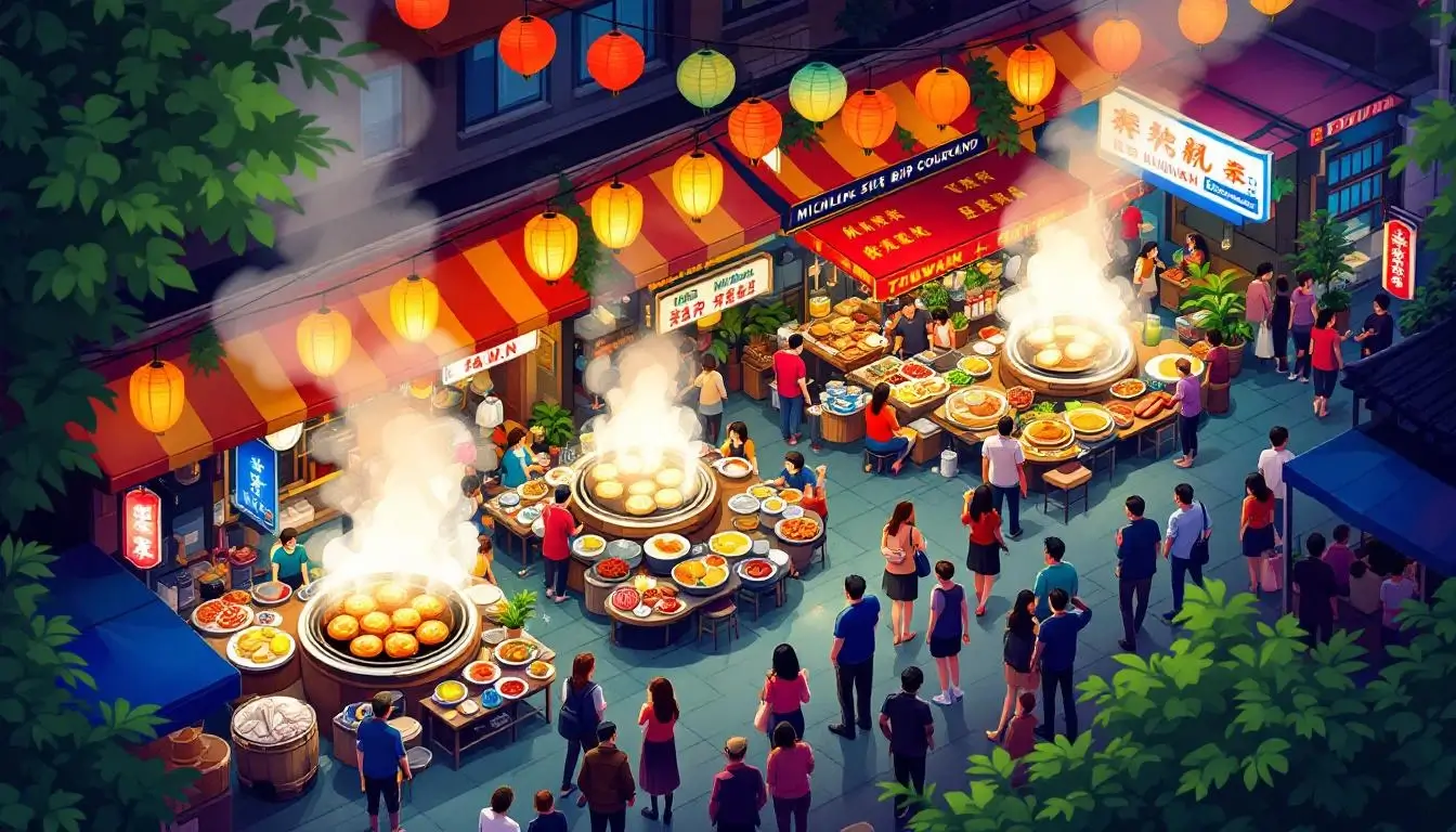 taiwan michelin bib gourmand night market street food