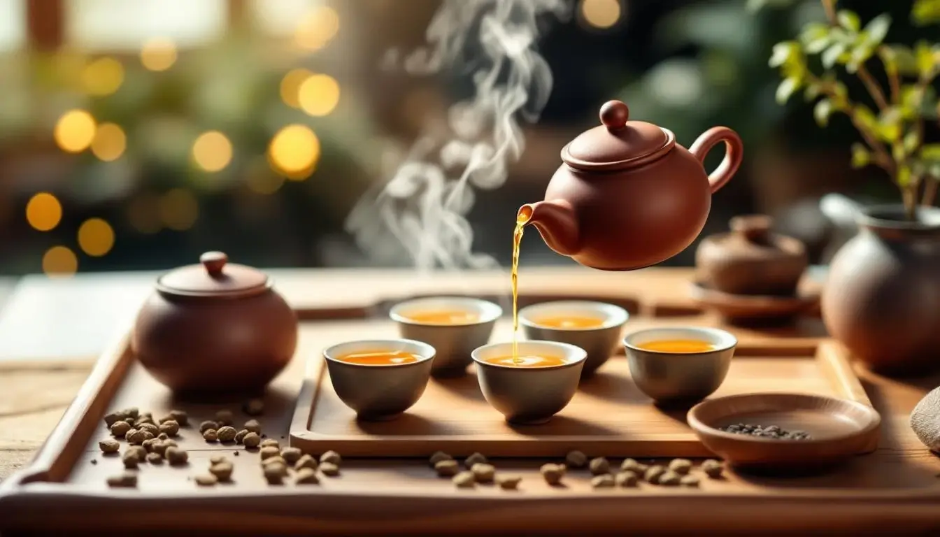 功夫茶沖泡器具，適用於台灣烏龍茶