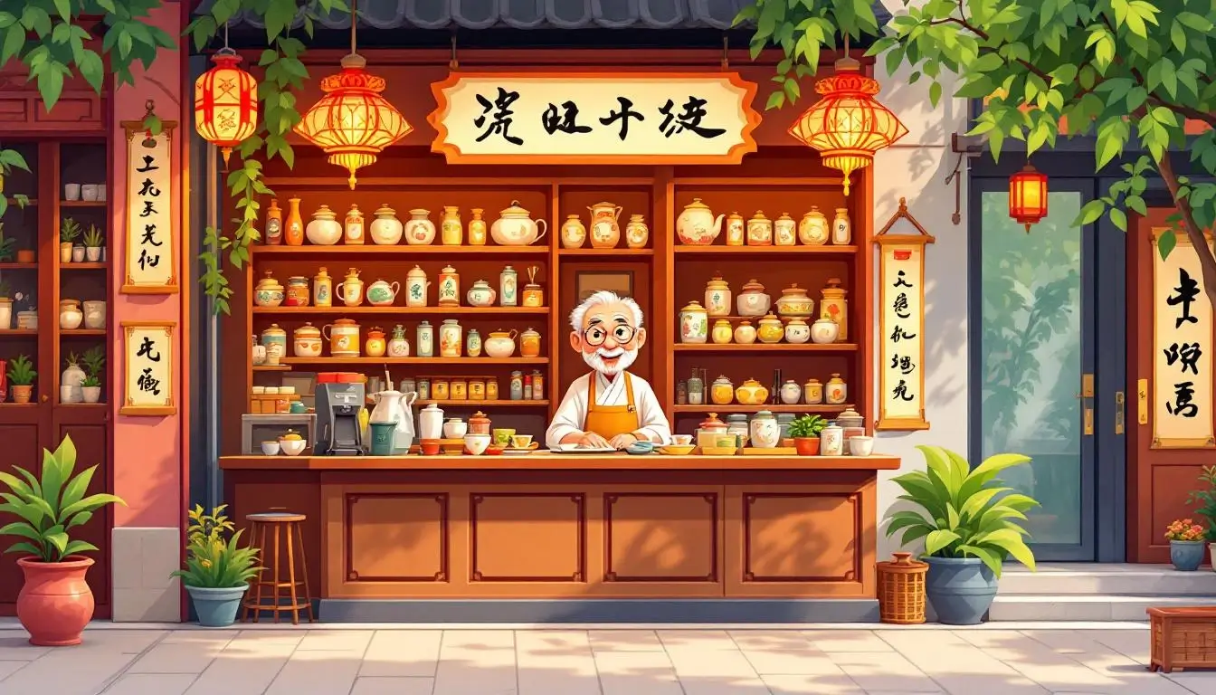 傳統台灣茶店