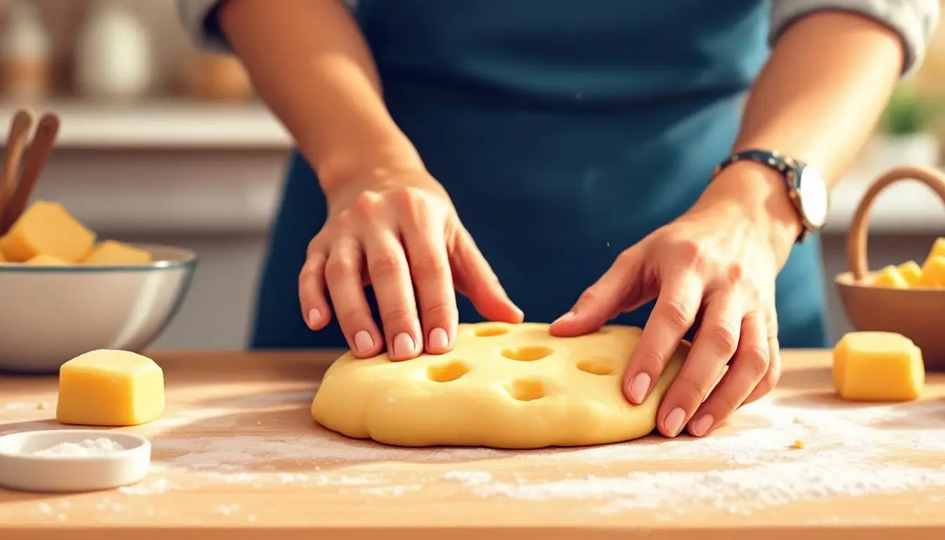 pineapple cake pastry dough preparation