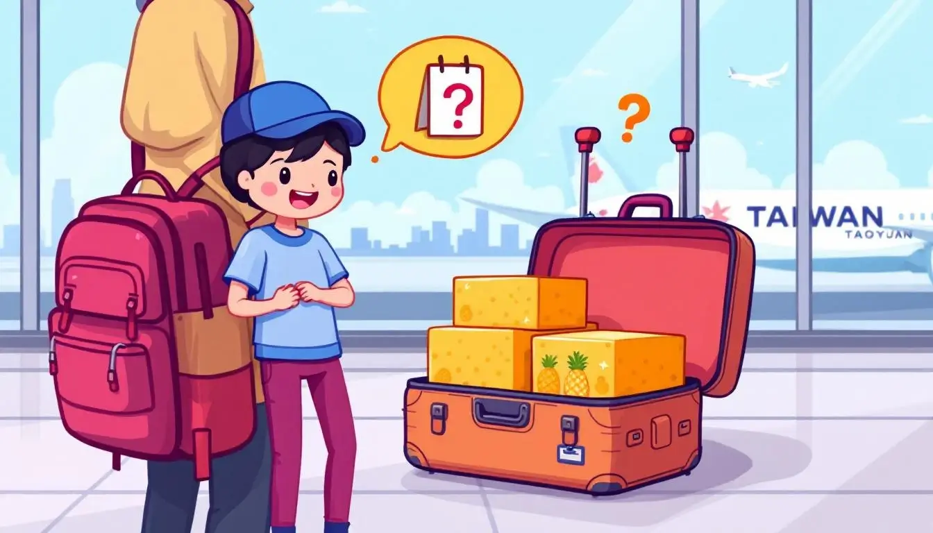 Taiwan pineapple cake FAQ travel and customs tips