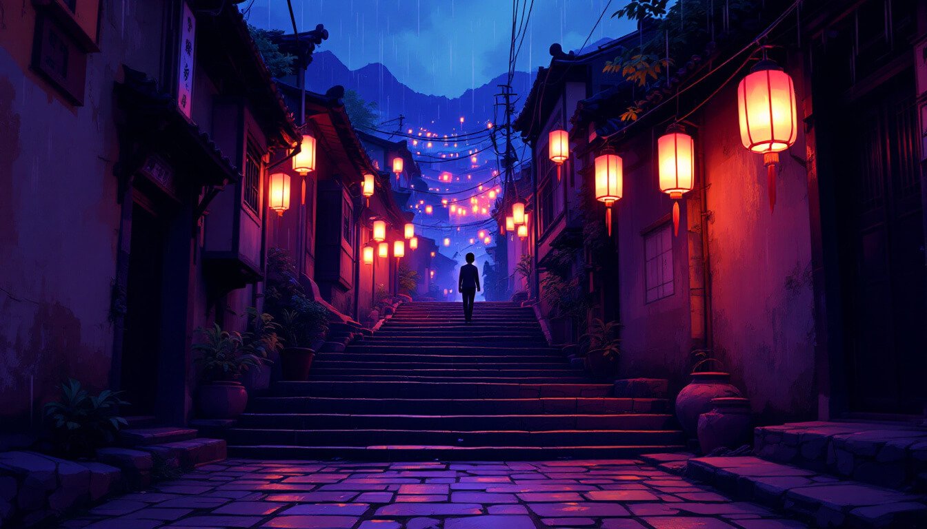 Jiufen Taiwan A City of Sadness film atmosphere
