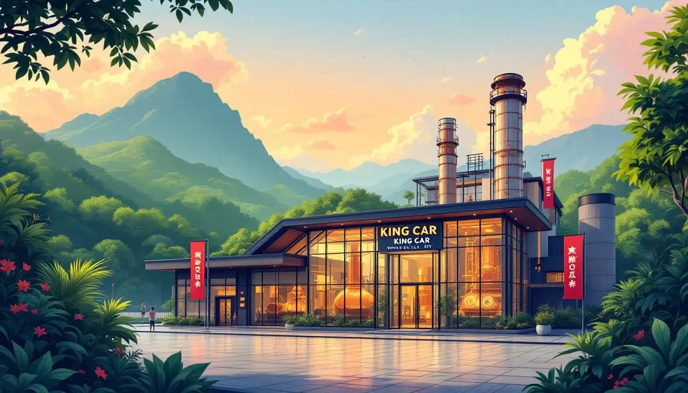 kavalan whisky distillery in Yilan Taiwan