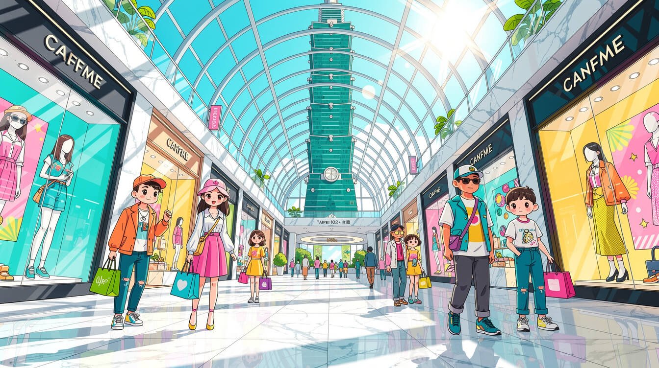 taipei 101 shopping mall stores