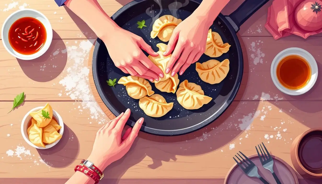 Taiwanese pan-fried dumplings recipe