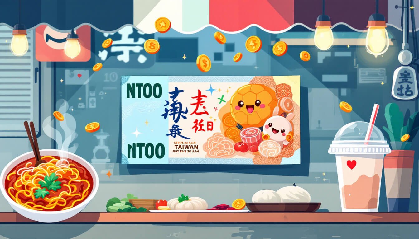 taiwan street food prices in NT dollars at a night market stall