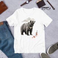 Formosa Black Bear Taiwan Pride T-Shirt - Minimalist Mountain Design