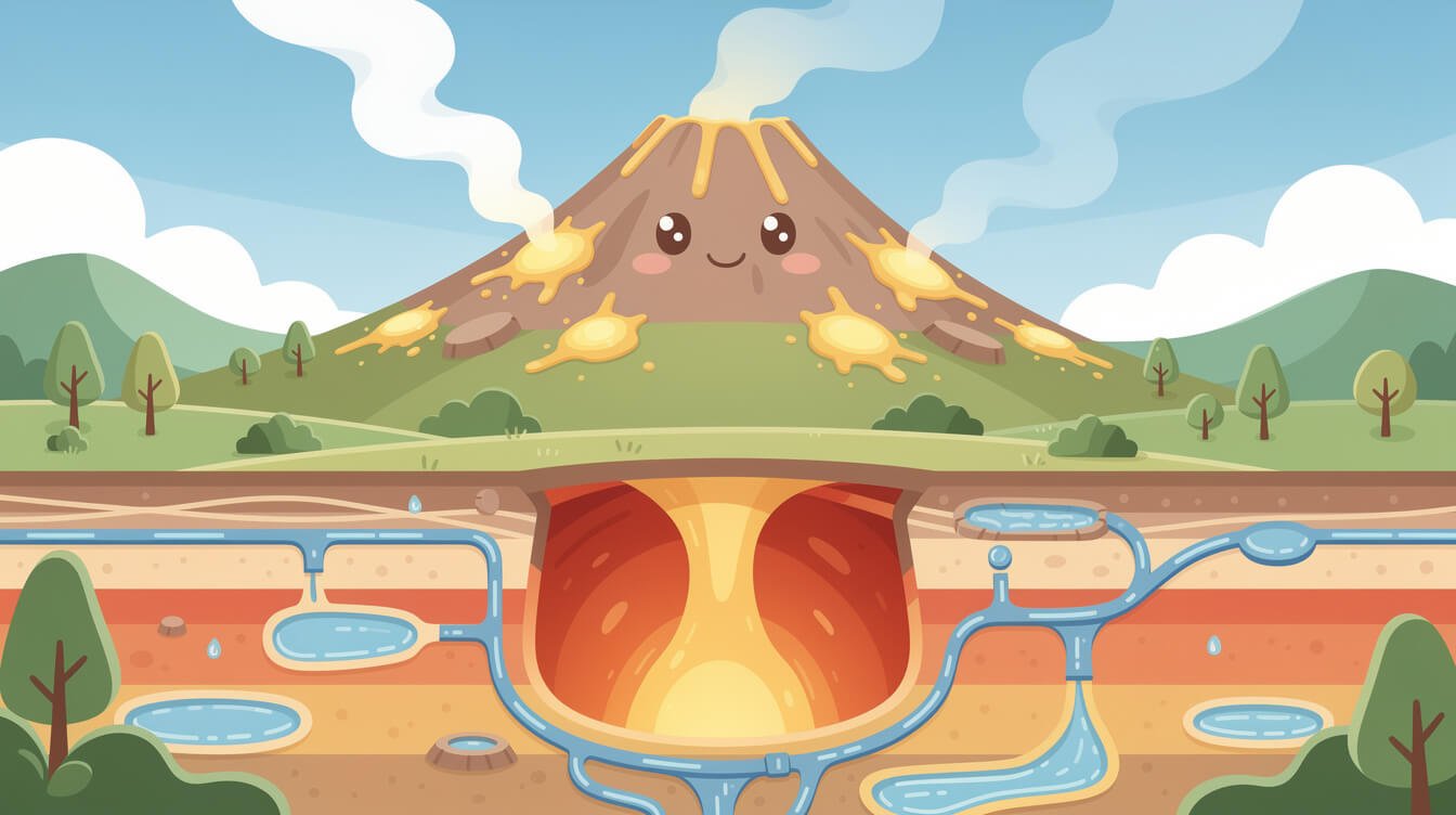 Datun volcanic system geology that creates Beitou hot spring