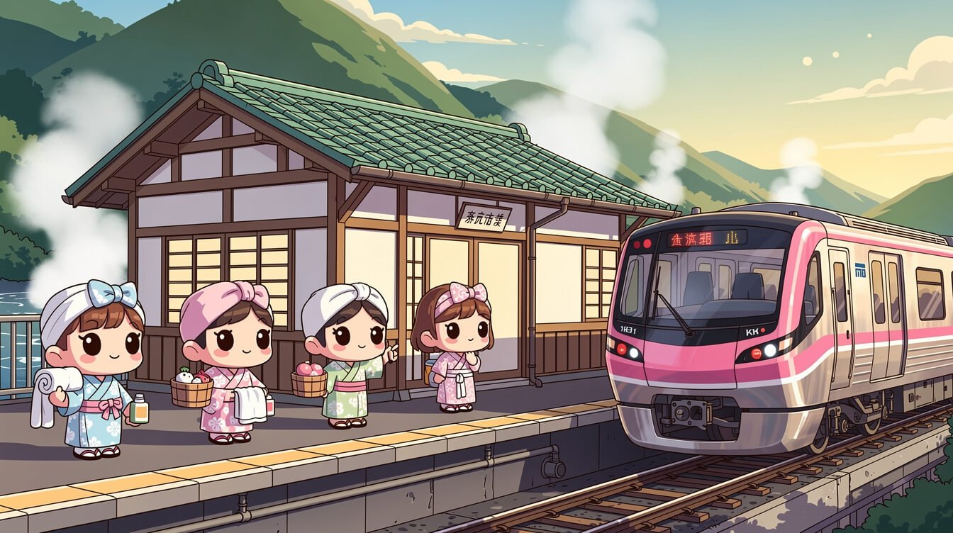 Xinbeitou MRT station pink line for beitou hot spring access