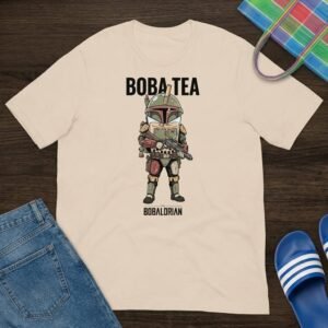 Boba Tea Bobalorian Bounty Hunter T-Shirt