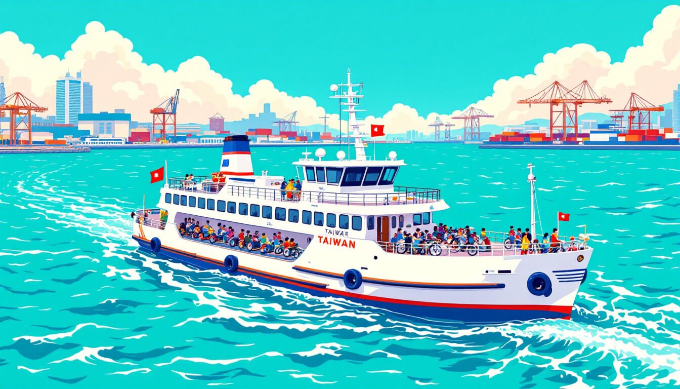 ferry to cijin island from Gushan Kaohsiung