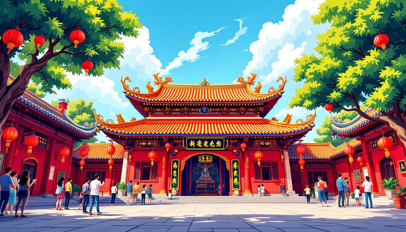 tianhou temple cijin island taiwan