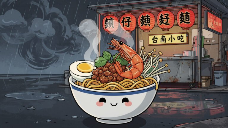 擔仔麵：台南颱風中誕生的小碗麵
