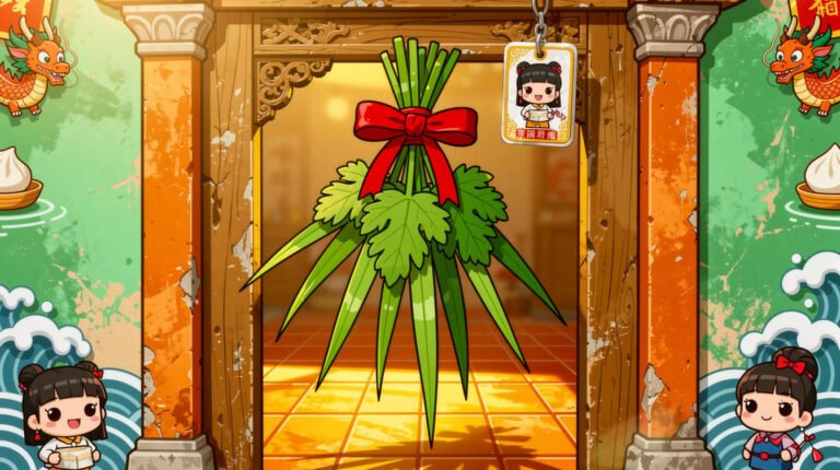 Taiwan Dragon Boat Doorways: Why Mugwort and Calamus Hang Above Every Threshold Today