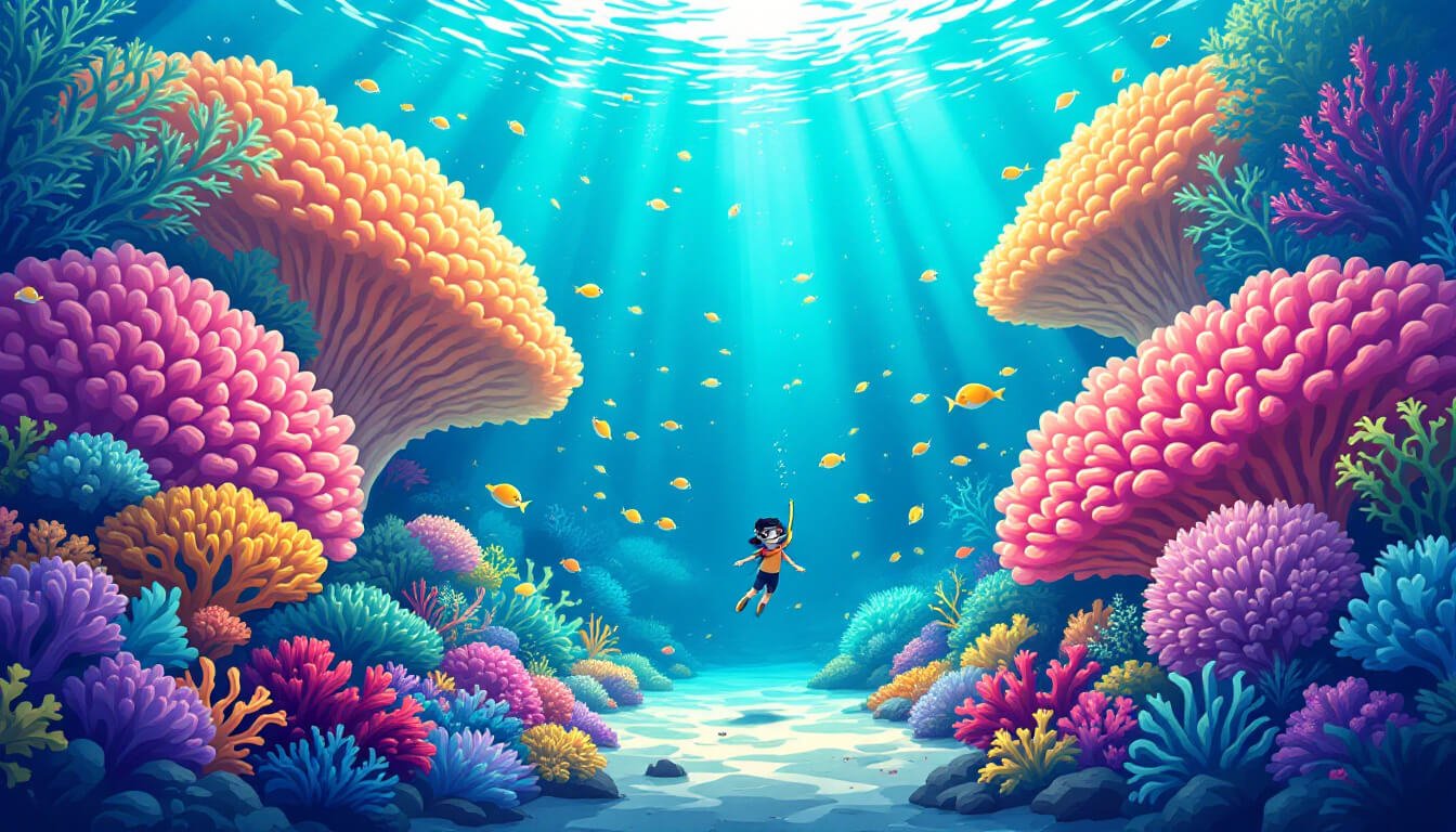 綠島珊瑚礁浮潛