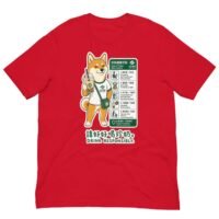 Boba Shiba Inu Taipei Metro Drink Responsibly T-Shirt