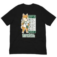 Boba Shiba Inu Taipei Metro Drink Responsibly T-Shirt