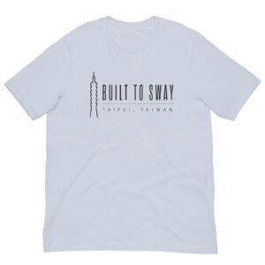 Taipei 101 Built to Sway T-Shirt | Minimalist Taiwan Tee