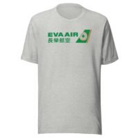 EVA Air Taiwan Airline Logo Vintage T-Shirt