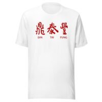 Din Tai Fung Chinese Characters Red Typography T-Shirt