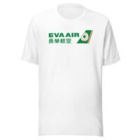 EVA Air Taiwan Airline Logo Vintage T-Shirt