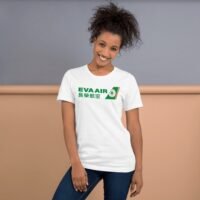 EVA Air Taiwan Airline Logo Vintage T-Shirt