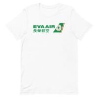 EVA Air Taiwan Airline Logo Vintage T-Shirt